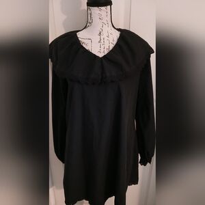 5/$25 Daisy Street Black Ruffled Dress